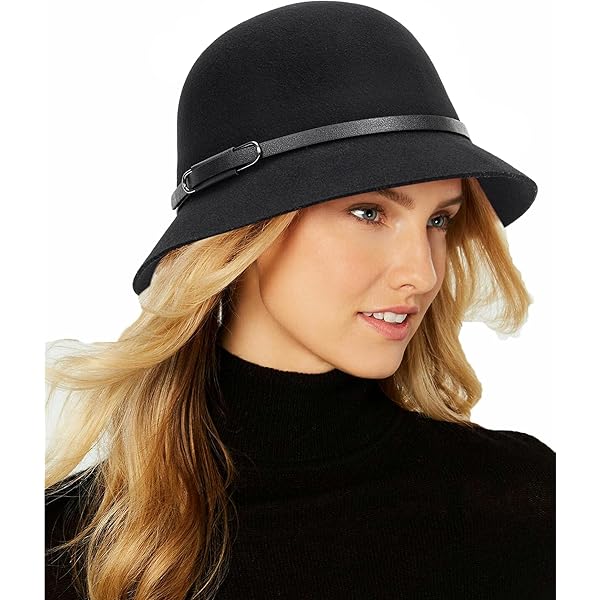 1920s Vintage Wool Cloche Fedora-Hat Church Fascinator Hat